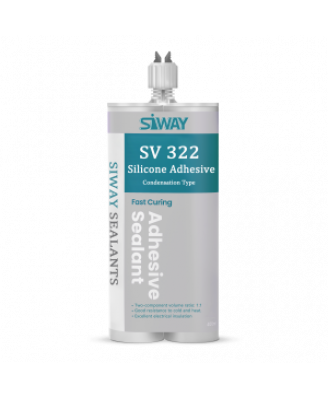 SV 322 A/B Двухкомпонентный быстроотверждаемый силиконовый клей конденсационного типа.